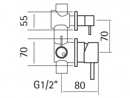 Смеситель Cisal Xion XI000212D1