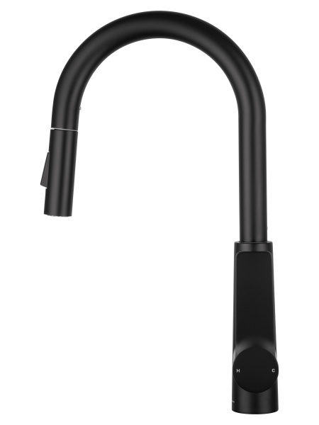 Смеситель для кухни с выдвижным изливом WONZON & WOGHAND, черный матовый WW-A20782-MB Смеситель для кухни с выдвижным изливом WONZON & WOGHAND, черный матовый WW-A20782-MB