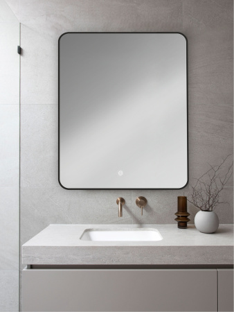 Зеркало с LED подсветкой и сенсорной кнопкой Orange Black BL-60ZE  черный