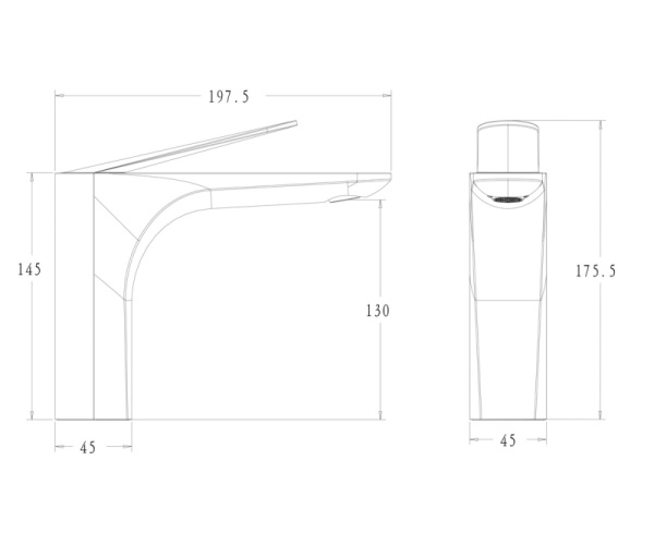 Смеситель для раковины Bronze de Luxe Icon 2040CB Смеситель для раковины Bronze de Luxe Icon 2040CB