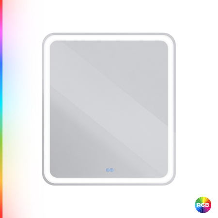 Зеркало c RGB подсветкой (70х80) Cezares CZR-SPC-MC-700-800-RGB-TCH