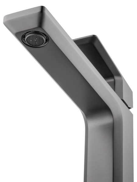 Смеситель для раковины высокий WONZON & WOGHAND DIAMOND, темный графит WW-88239011-BGM