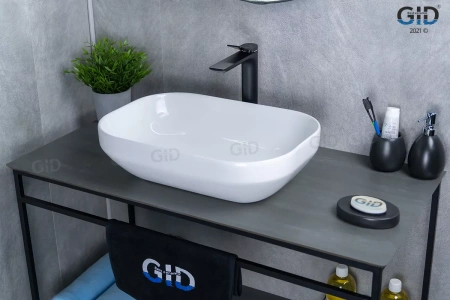 Раковина накладная (50х36) Gid D1468