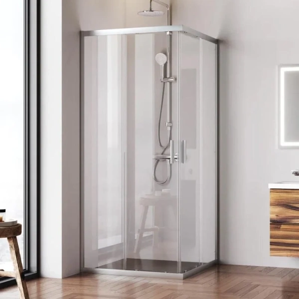 Душевой уголок (90х90) Am.Pm Gem W90G-403-9090MT хром матовый