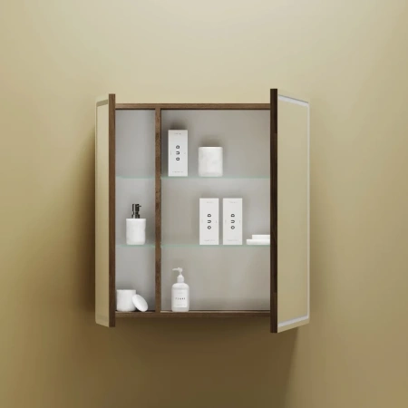 Зеркало-шкаф с подсветкой (69х74) Sancos Mirror MI70ECH