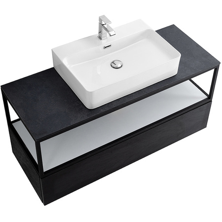 Консоль под раковину Cezares CADRO-120/46/30-1C-SO-MET-ST