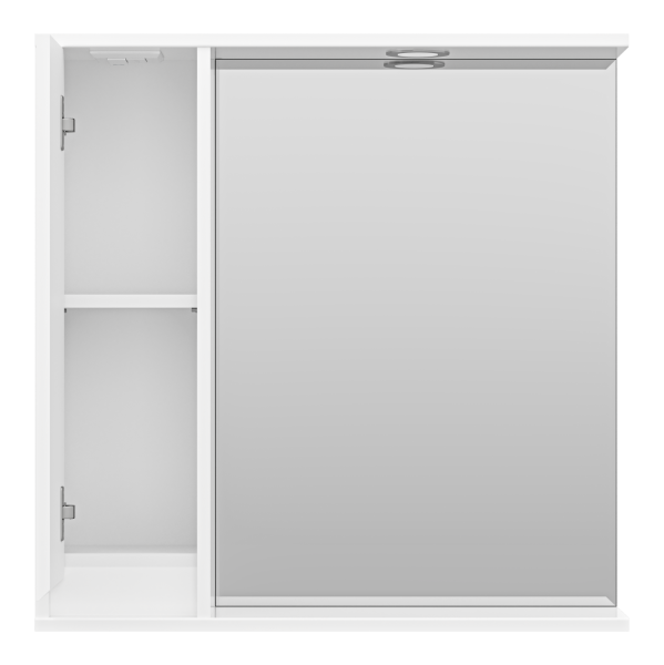 Зеркало-шкаф (72х72) Misty Алиса 75 левый Э-Али04075-01Л