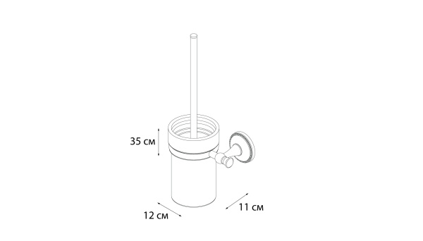 Ерш для туалета Grampus Alfa, GR-9513