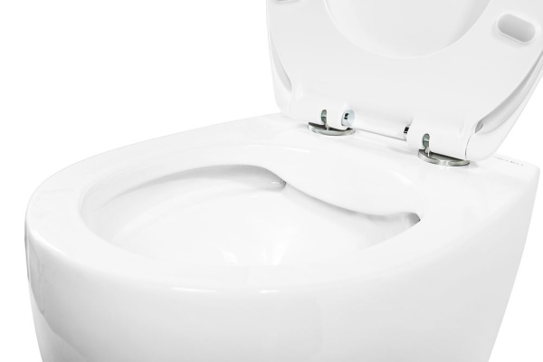 Унитаз подвесной безободковый с креплением Art&Max IMOLA AM217CHR/SC микролифт