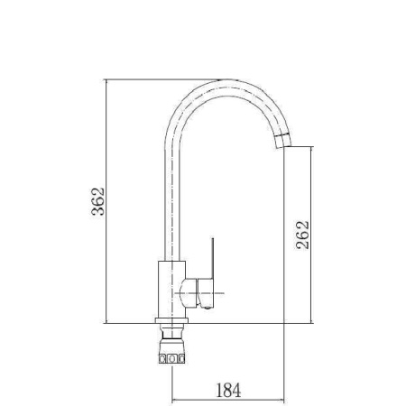 Смеситель для кухни FASHUN A54001-8