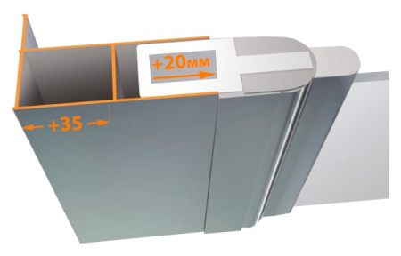 Расширительный профиль Cezares Verona VE-W-EXT-Cr
