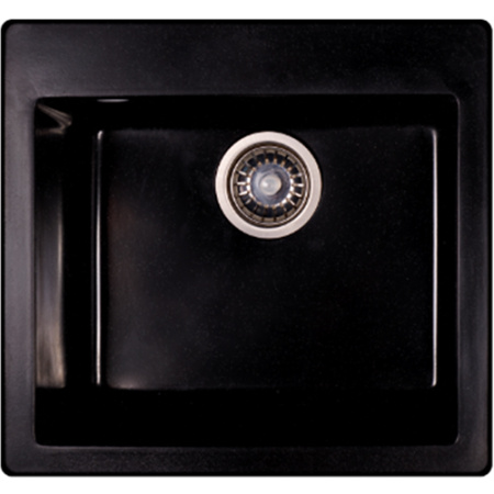 Мойка гранитная Ganzer 45x48,5 см (черный) GZ45485С