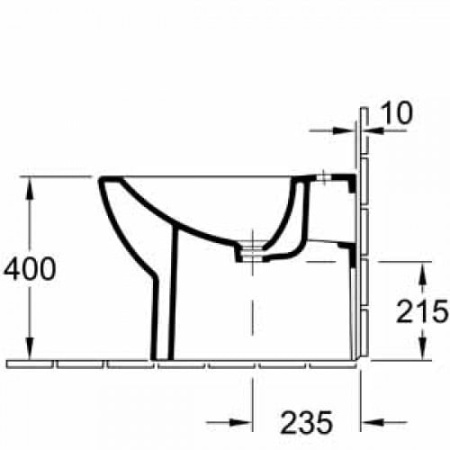 Биде напольное Villeroy & Boch Subway 2.0 741000R1
