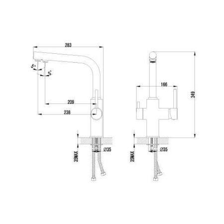 Смеситель для кухонной мойки Lemark Comfort (LM3060C)