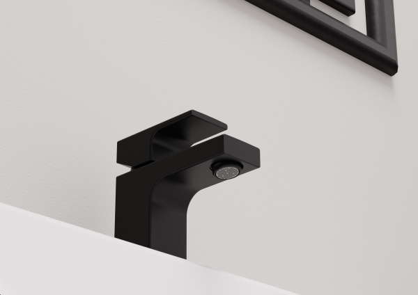 Смеситель для раковины Hansgrohe Vernis Shape 71567670 черный матовый