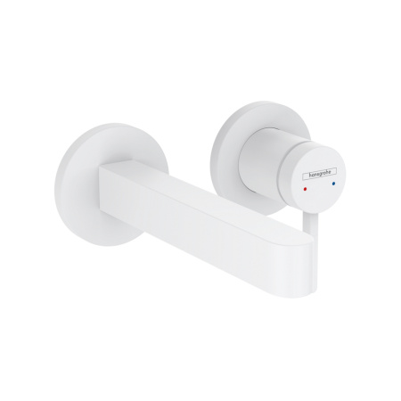 Смеситель для раковины встраиваемый Hansgrohe Finoris 76051700 белый матовый
