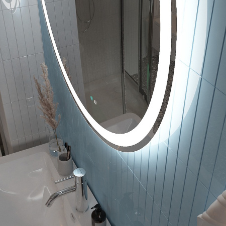 Зеркало BelBagno 80 SPC-RNG-800-LED-TCH-SND