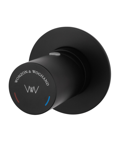 Смеситель для раковины встраиваемый WONZON & WOGHAND, черный матовый WW-105-MB