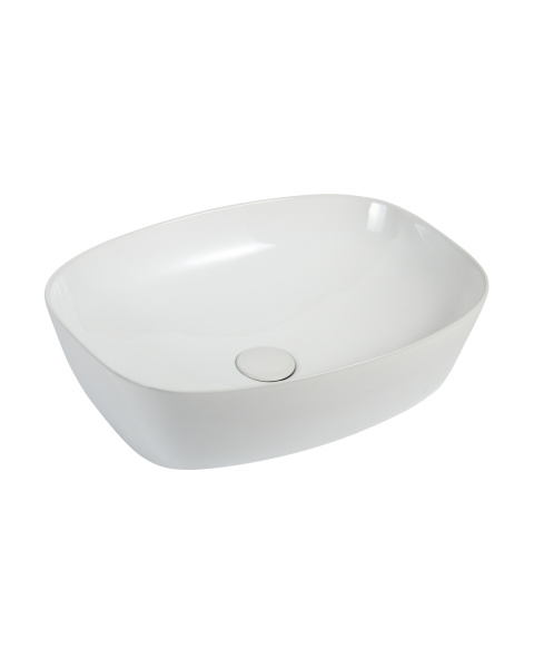 Раковина накладная (50х38) Orange  B08-500W белый глянец