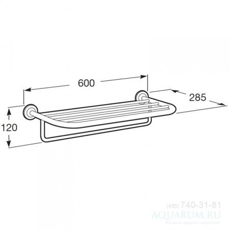 Полотенцедержатель Roca Hotels 815409001