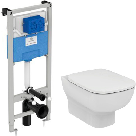 Комплект унитаза с инсталляцией Ideal Standard Tesi AquaBlade T386801