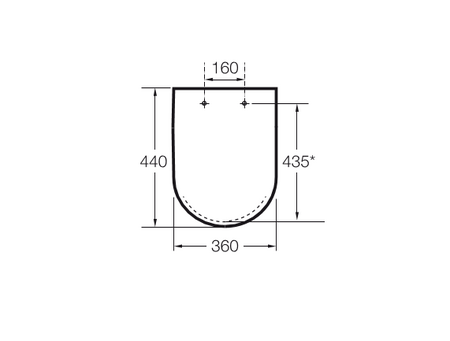 Крышка для чаши Roca Hall Soft Close 80162C004