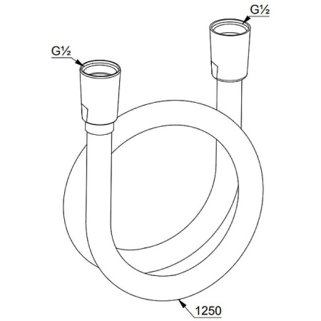 Душевой шланг Kludi Suparaflex 61071N0-00