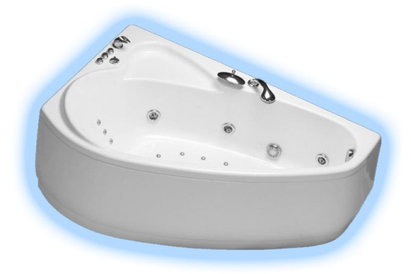 Акриловая ванна Triton ПЕАРЛ-ШЕЛЛ 160x104 правая