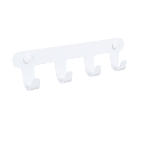 Планка 4 крючка Fixsen PRACTICA, белый FX-805W-4
