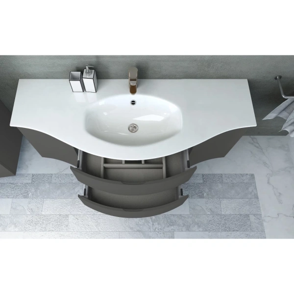 Тумба под раковину Cezares VAGUE 54905 Grigio talpa opaco