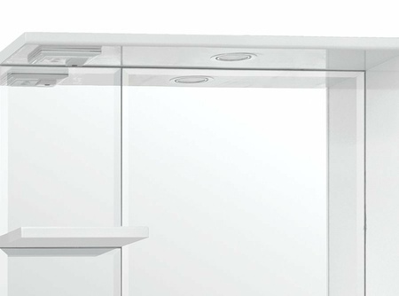 Зеркало-шкаф Style Line Олеандр-2 75 (75x83) ЛС-00000051 белый