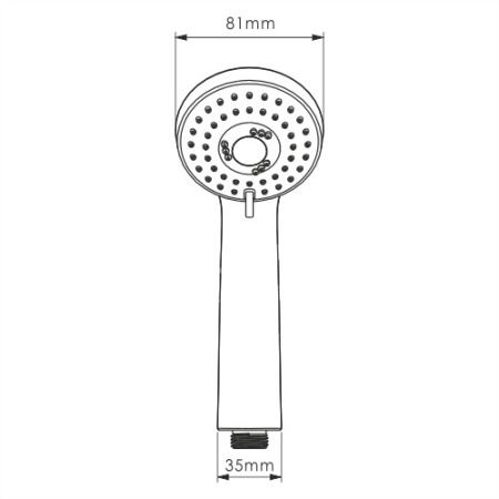 Ручной душ WasserKRAFT Wern A120