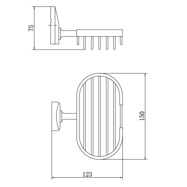 Мыльница решетчатая FASHUN A1602-2