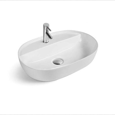 Раковина накладная (60х40) Vincea VBS-122 белый