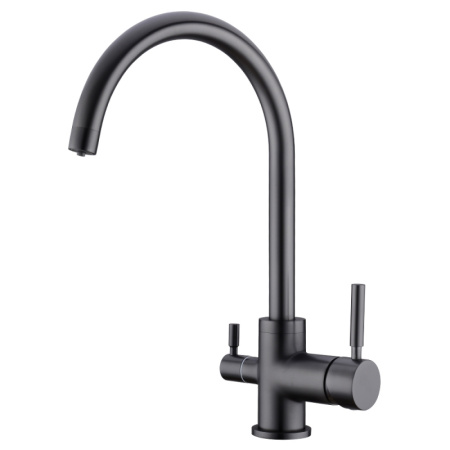 Смеситель для кухни EMAR ECB - 3007 PVD dark