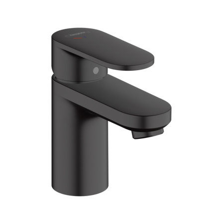 Смеситель для раковины с донным клапаном CoolStart Hansgrohe Vernis Blend 71585670 черный матовый