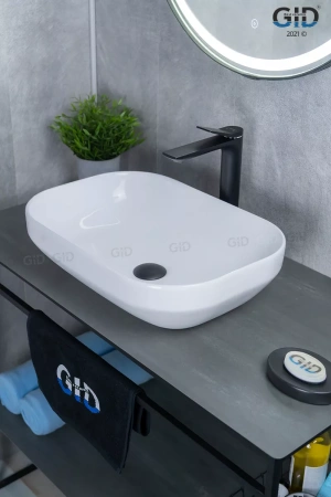 Раковина накладная (50х36) Gid D1468