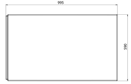 Панель боковая  Marka One Flat 100 MG L/R 02фл20б