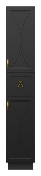 Пенал Misty Амбра 35  черный П-Амб050-021П правый