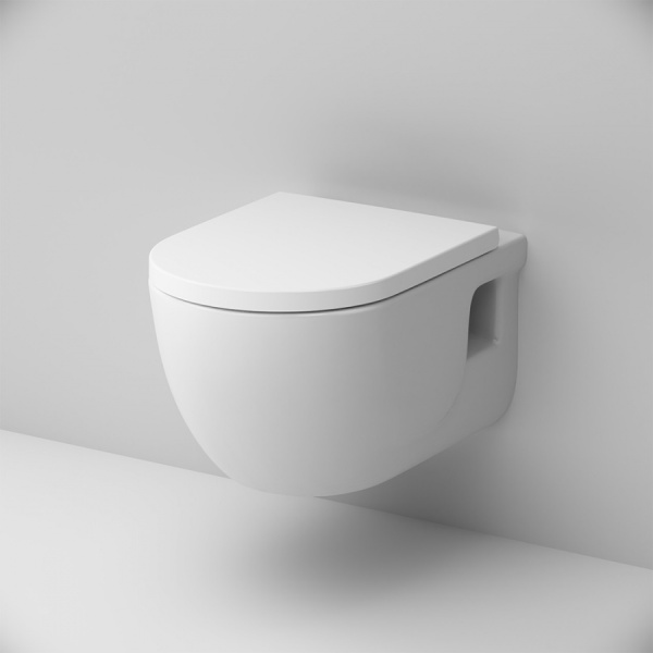 Подвесной унитаз безободковый с сиденьем микролифт Am.Pm Like C801701SC