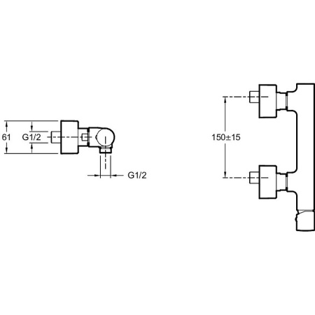 Смеситель для душа Jacob Delafon Toobi E8962-CP