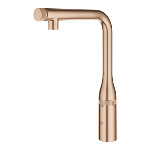 Смеситель для кухни с выдвижным изливом Grohe Essence SmartControl 31615 DL0 (31615DL0) теплый закат матовый