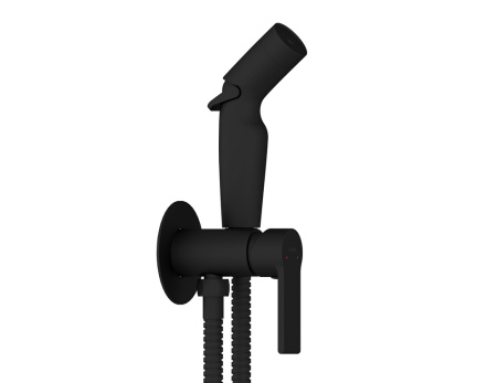 Гигиенический набор Cersanit Brasko Black 64103