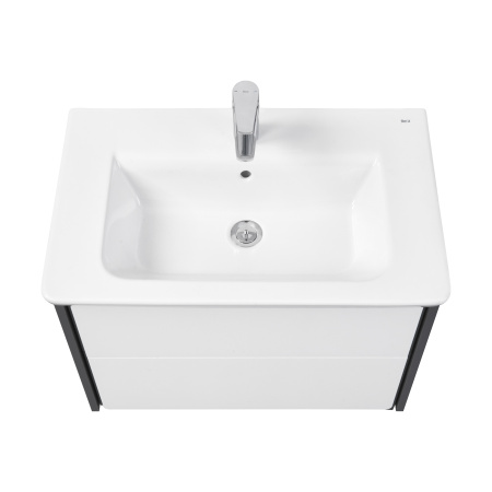 Тумба под раковину Roca Ronda 70 белый глянец/антрацит ZRU9302964