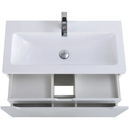 База под раковину (79х37) BelBagno ETNA-M-800/380-1C-SO-BL Bianco Lucido