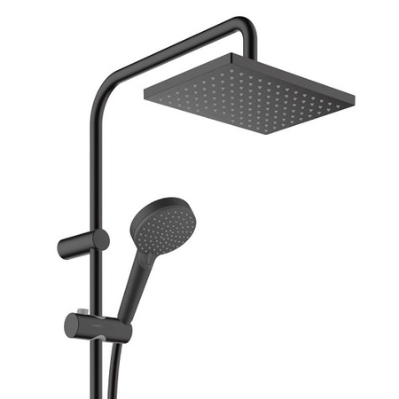 Душевая система Hansgrohe Vernis Shape Showerpipe 230 26286670, черный матовый