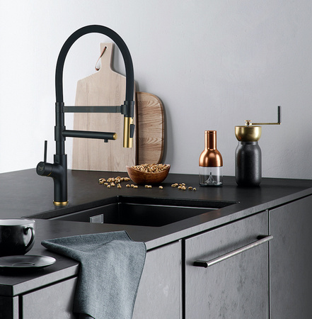 Смеситель для кухни (под фильтр) Zorg SZR-1010 BR/GRAFIT MAGNIT