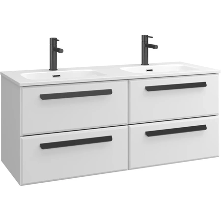 Тумба под раковину Cezares ECO-CER-N-1200-4C-SO-2-BL Bianco Lucido без ручек
