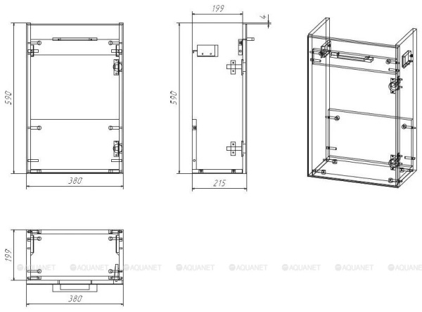 Тумба Cersanit LARA 40 64228