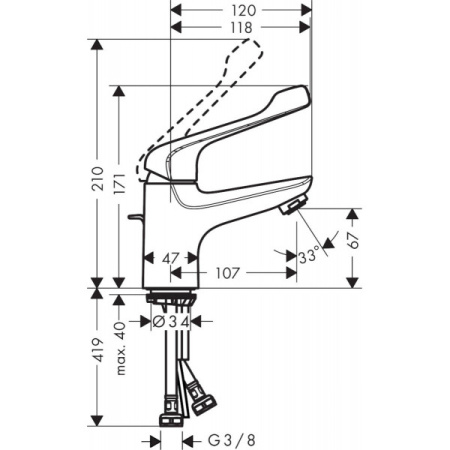Смеситель Hansgrohe Novus 71920000